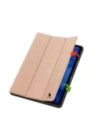 Etui z klapką Bizon Case Tab Lizard do Xiaomi Redmi Pad 2 różowozłote