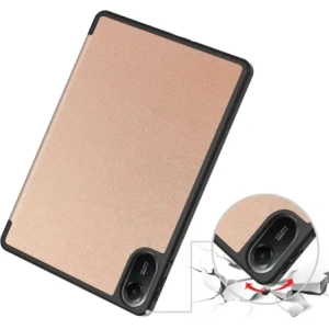 Etui z klapką Bizon Case Tab Lizard do Xiaomi Redmi Pad 2 różowozłote