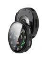 Etui ze szkłem do zegarka Bizon Case+Glass Watch do Samsung Galaxy Watch 8 44mm czarne