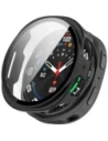 Etui ze szkłem do zegarka Bizon Case+Glass Watch do Samsung Galaxy Watch 8 44mm czarne