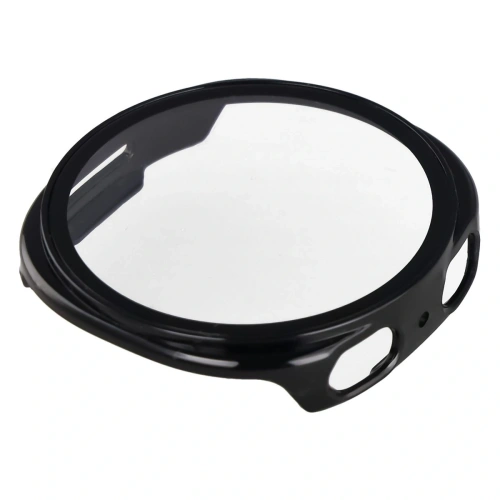 Etui ze szkłem do zegarka Bizon Case+Glass Watch do Samsung Galaxy Watch 8 44mm czarne