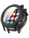 Etui ze szkłem do zegarka Bizon Case+Glass Watch do Xiaomi Watch S4 czarne