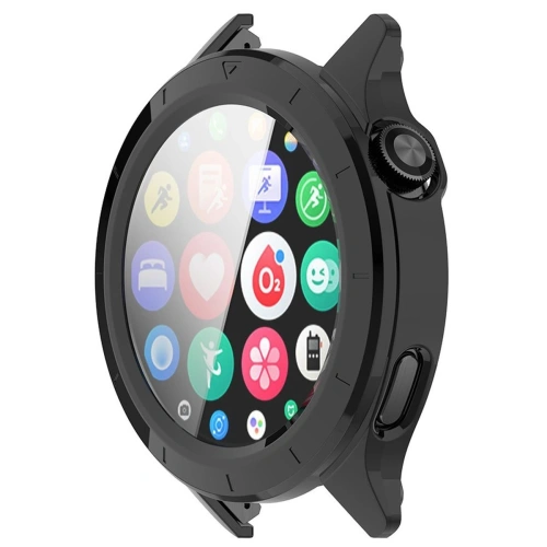 Etui ze szkłem do zegarka Bizon Case+Glass Watch do Xiaomi Watch S4 czarne