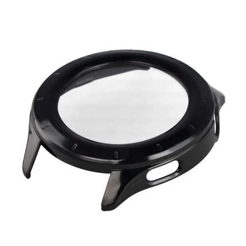 Etui ze szkłem do zegarka Bizon Case+Glass Watch do Xiaomi Watch S4 czarne