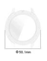 Etui ze szkłem do zegarka Bizon Case+Glass Watch do Xiaomi Watch S4 przezroczyste