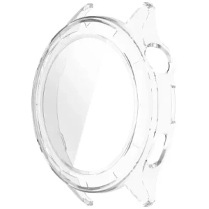 Etui ze szkłem do zegarka Bizon Case+Glass Watch do Xiaomi Watch S4 przezroczyste