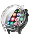 Etui ze szkłem do zegarka Bizon Case+Glass Watch do Xiaomi Watch S4 przezroczyste
