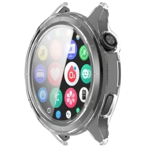 Etui ze szkłem do zegarka Bizon Case+Glass Watch do Xiaomi Watch S4 przezroczyste
