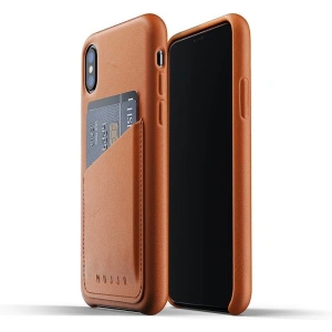 Hurtownia GSM - Etui Mujjo Full Leather Wallet Apple iPhone X/XS (brązowe) - MUJ022BR - {ean13} - Hurt
