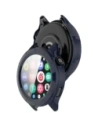 Etui ze szkłem do zegarka Bizon Case+Glass Watch do Xiaomi Watch S4 niebieskie