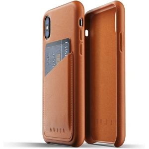Hurtownia GSM - Etui Mujjo Full Leather Wallet Apple iPhone X/XS (brązowe) - MUJ022BR - {ean13} - Hurt