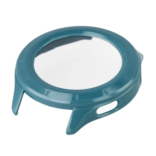 Etui ze szkłem do zegarka Bizon Case+Glass Watch do Xiaomi Watch S4 zielone