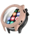 Etui ze szkłem do zegarka Bizon Case+Glass Watch do Xiaomi Watch S4 różowe