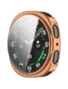 Etui z osłoną ekranu Bizon Case Watch Felipe do Samsung Galaxy Watch 8 44mm różowozłote