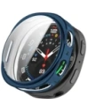 Etui z osłoną ekranu Bizon Case Watch Felipe do Samsung Galaxy Watch 8 44mm niebieskie