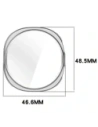 Etui z osłoną ekranu Bizon Case Watch Felipe do Samsung Galaxy Watch 8 44mm srebrne