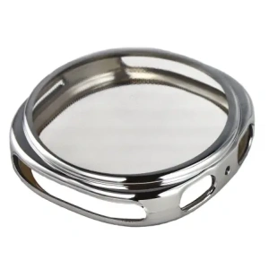 Etui z osłoną ekranu Bizon Case Watch Felipe do Samsung Galaxy Watch 8 44mm srebrne