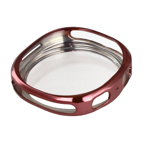 Etui z osłoną ekranu Bizon Case Watch Felipe do Samsung Galaxy Watch 8 44mm różowe