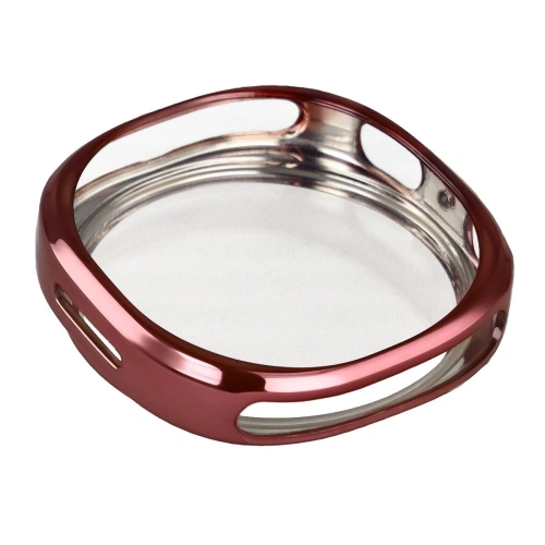 Etui z osłoną ekranu Bizon Case Watch Felipe do Samsung Galaxy Watch 8 44mm różowe