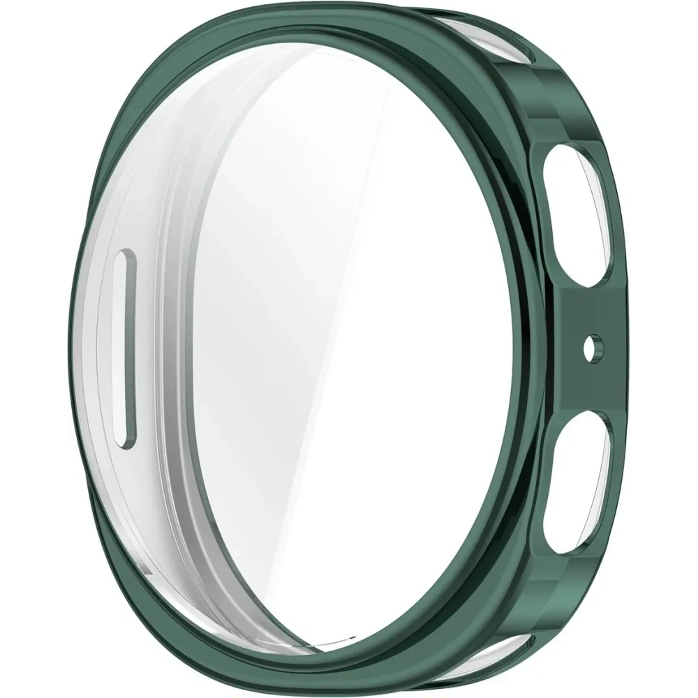 Etui z osłoną ekranu Bizon Case Watch Felipe do Samsung Galaxy Watch 8 44mm zielone