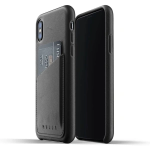 Hurtownia GSM - Etui Mujjo Full Leather Wallet Apple iPhone X/XS (czarne) - MUJ023BLK - {ean13} - Hurt