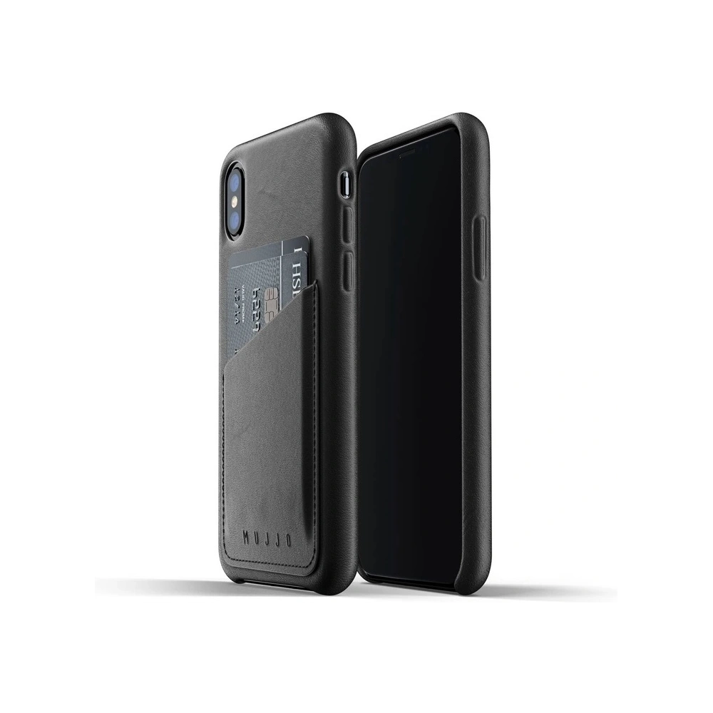 Wholesale Mujjo Full Leather Wallet Apple iPhone X/XS (black) - MUJ023BLK - {ean13} - Hurt