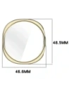 Etui z osłoną ekranu Bizon Case Watch Felipe do Samsung Galaxy Watch 8 44mm złote