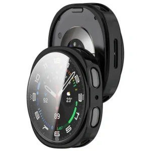 Etui z osłoną ekranu Bizon Case Watch Felipe do Samsung Galaxy Watch 8 40mm czarne