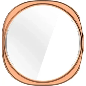 Etui z osłoną ekranu Bizon Case Watch Felipe do Samsung Galaxy Watch 8 40mm różowozłote
