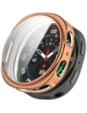 Etui z osłoną ekranu Bizon Case Watch Felipe do Samsung Galaxy Watch 8 40mm różowozłote
