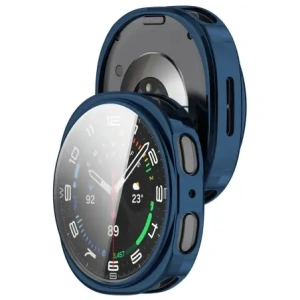 Etui z osłoną ekranu Bizon Case Watch Felipe do Samsung Galaxy Watch 8 40mm niebieskie