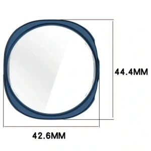 Etui z osłoną ekranu Bizon Case Watch Felipe do Samsung Galaxy Watch 8 40mm niebieskie