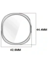 Etui z osłoną ekranu Bizon Case Watch Felipe do Samsung Galaxy Watch 8 40mm srebrne