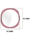 Etui z osłoną ekranu Bizon Case Watch Felipe do Samsung Galaxy Watch 8 40mm różowe