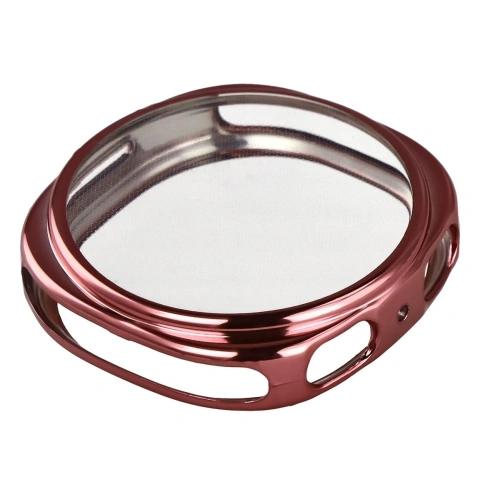 Etui z osłoną ekranu Bizon Case Watch Felipe do Samsung Galaxy Watch 8 40mm różowe