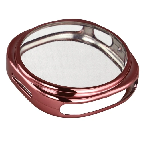 Etui z osłoną ekranu Bizon Case Watch Felipe do Samsung Galaxy Watch 8 40mm różowe