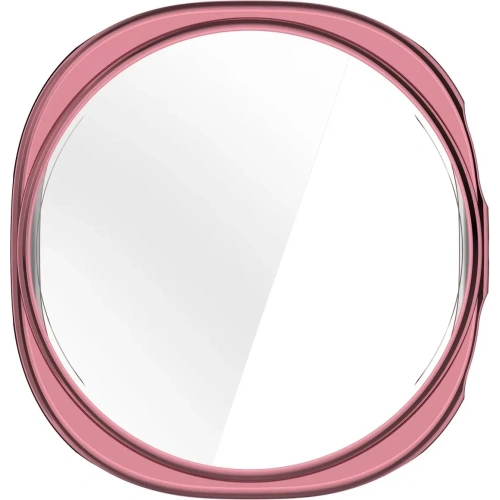 Etui z osłoną ekranu Bizon Case Watch Felipe do Samsung Galaxy Watch 8 40mm różowe