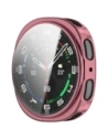 Etui z osłoną ekranu Bizon Case Watch Felipe do Samsung Galaxy Watch 8 40mm różowe