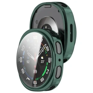 Etui z osłoną ekranu Bizon Case Watch Felipe do Samsung Galaxy Watch 8 40mm zielone