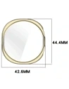 Etui z osłoną ekranu Bizon Case Watch Felipe do Samsung Galaxy Watch 8 40mm złote