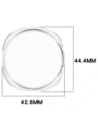 Etui z osłoną ekranu Bizon Case Watch Felipe do Samsung Galaxy Watch 8 40mm przezroczyste