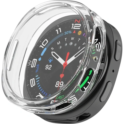 Etui z osłoną ekranu Bizon Case Watch Felipe do Samsung Galaxy Watch 8 40mm przezroczyste