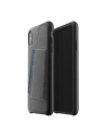 Mujjo Apple Case Vollleder-Geldbörse iPhone XS Max (schwarz)