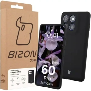 Silikonowe etui Bizon Soft Case do Motorola Edge 60 Pro czarne