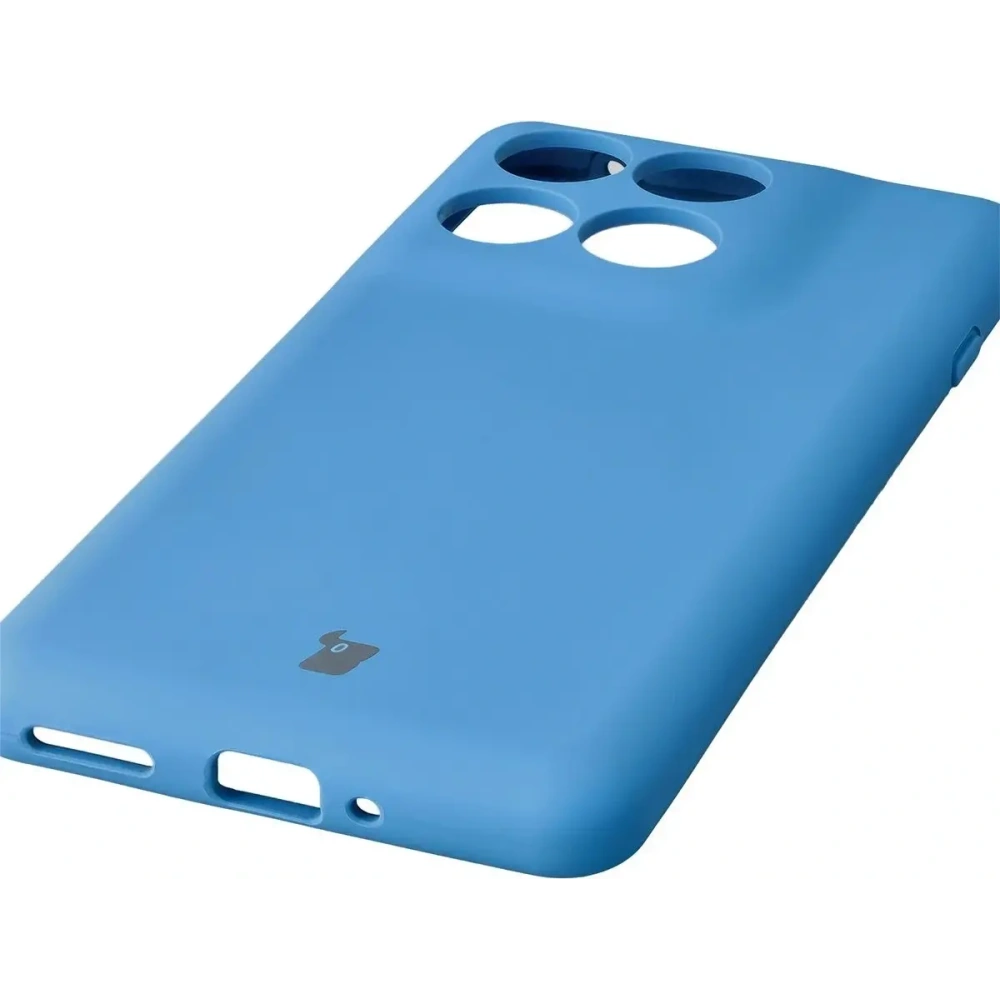 Silikonowe etui Bizon Soft Case do Motorola Edge 60 Pro niebieskie