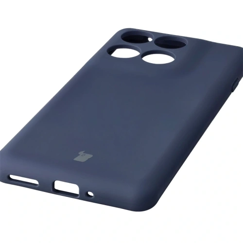 Silikonowe etui Bizon Soft Case do Motorola Edge 60 Pro ciemnoniebieskie
