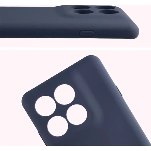 Silikonowe etui Bizon Soft Case do Motorola Edge 60 Pro ciemnoniebieskie