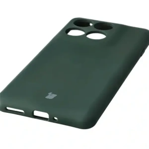 Silikonowe etui Bizon Soft Case do Motorola Edge 60 Pro ciemnozielone