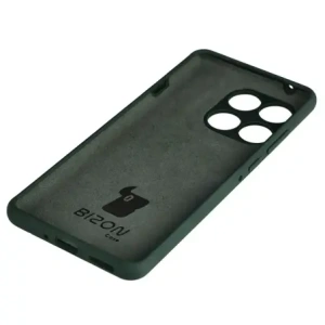 Silikonowe etui Bizon Soft Case do Motorola Edge 60 Pro ciemnozielone