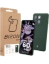 Silikonowe etui Bizon Soft Case do Motorola Edge 60 Pro ciemnozielone